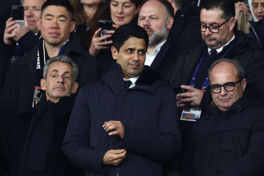 Al-Khelaïfi lors de PSG-Newcastle.