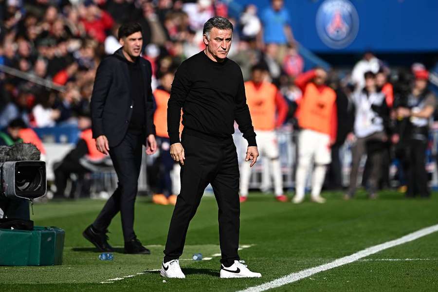 Christophe Galtier ce dimanche face à Lille.