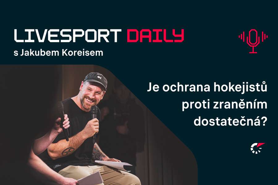 Livesport Daily #124: Jak se může zlepšit bezpečnost hokejistů, vysvětluje expert Jakub Koreis