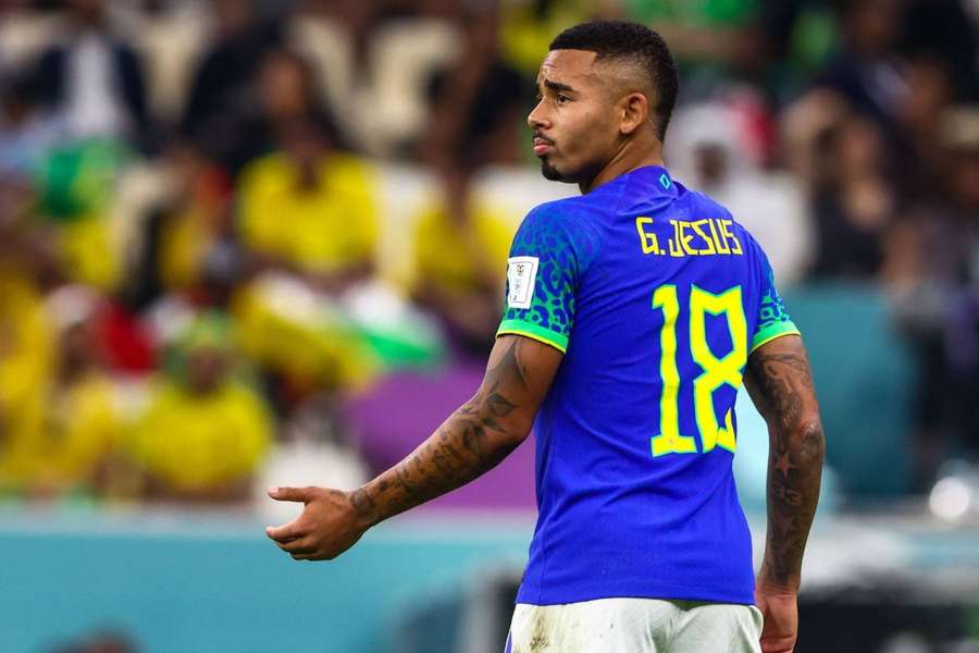 Brazil's Gabriel Jesus has been ruled out of World Cup with knee injury.