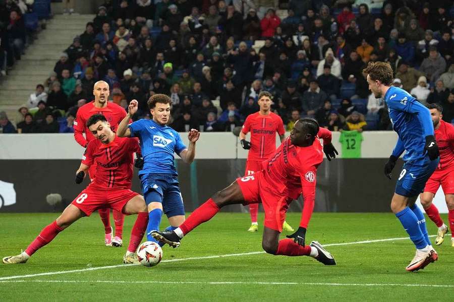 În precedenta deplasare din Europa League, FCSB a remizat la Hoffenhaim (0-0)