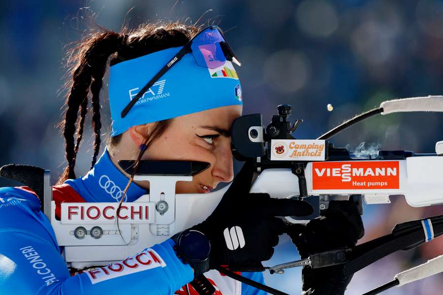 Rebecca Passler in action for Italy