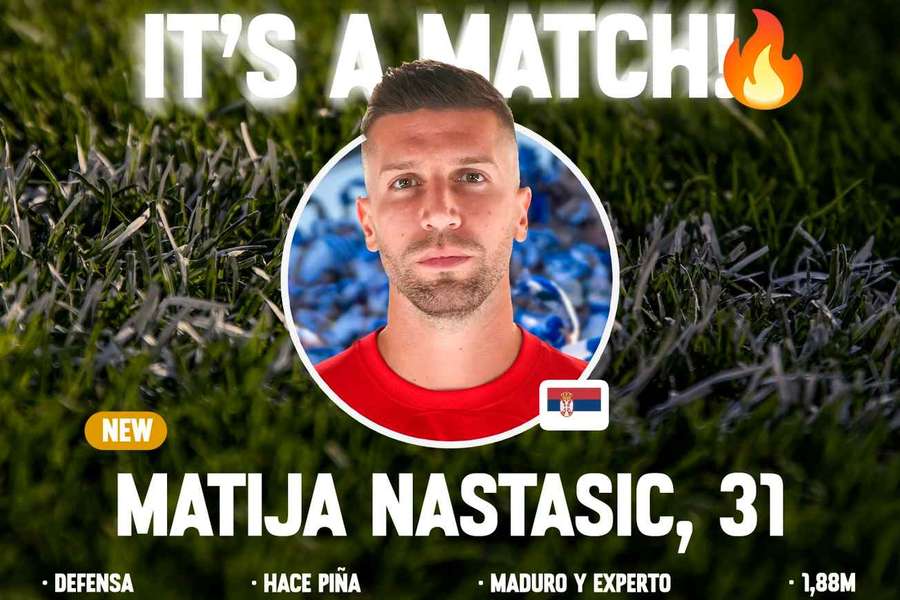 Nastasic ficha por el Leganés