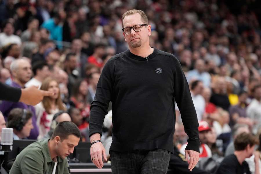 Nick Nurse le 12 avril.