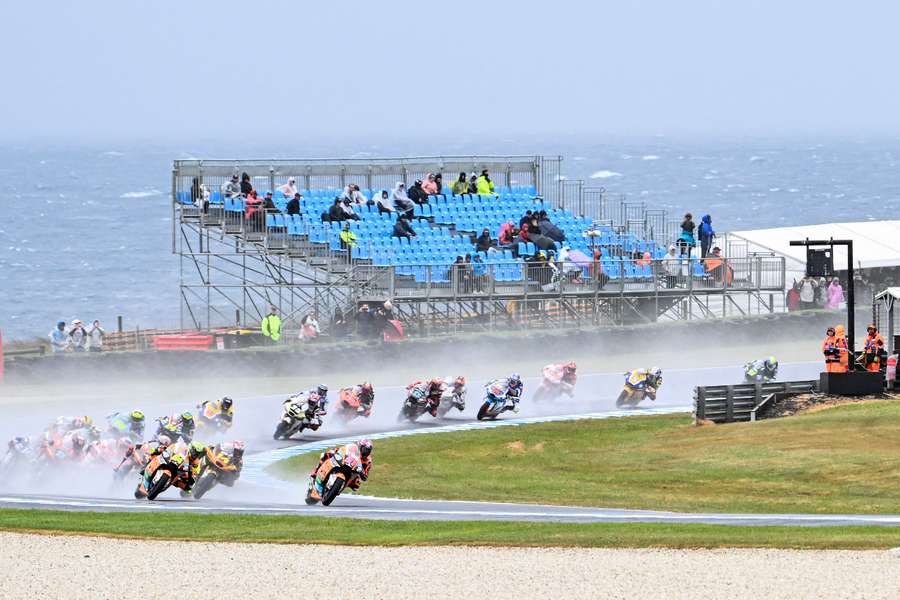 Bleak weather at Phillip Island saw the MotoGP sprint called off