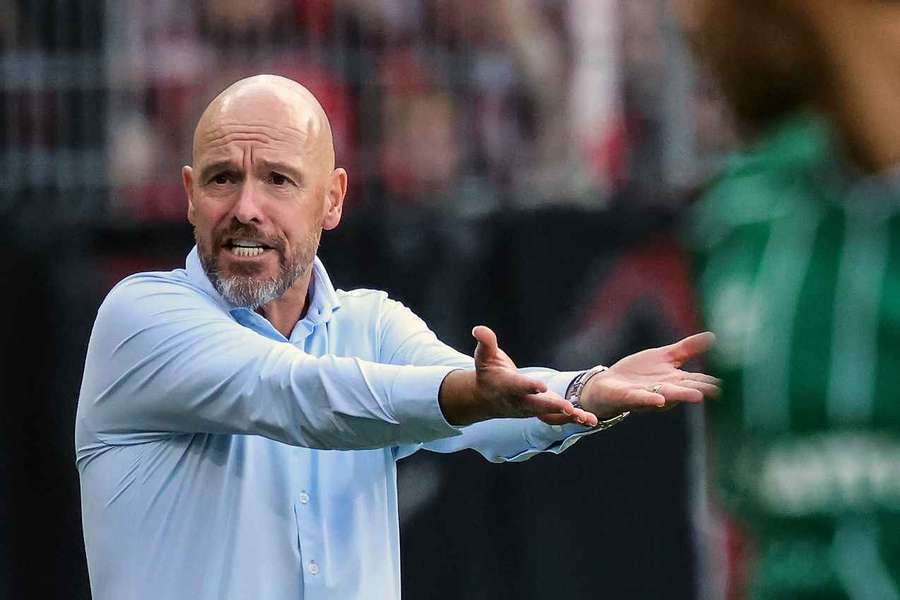Ten Hag's managed two league matches in charge of Bayer Leverkusen