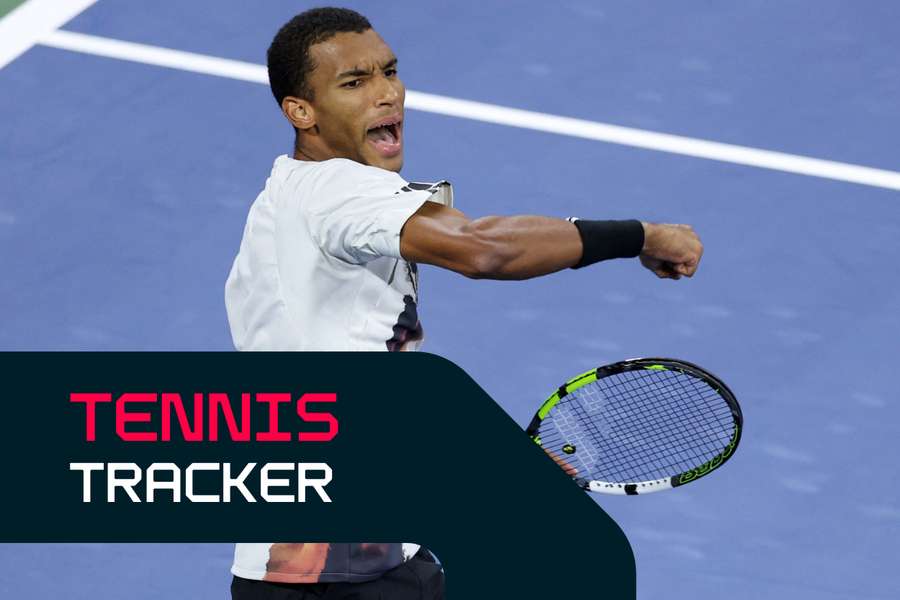  Felix Auger-Aliassime celebrates his victory