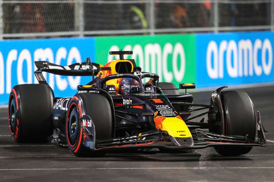 Max Verstappen in seinem Red Bull.