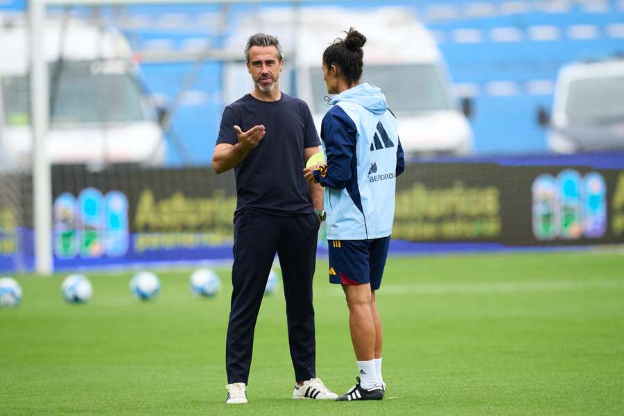 Jorge Vilda et Montse Tomé lors du Mondial 2023