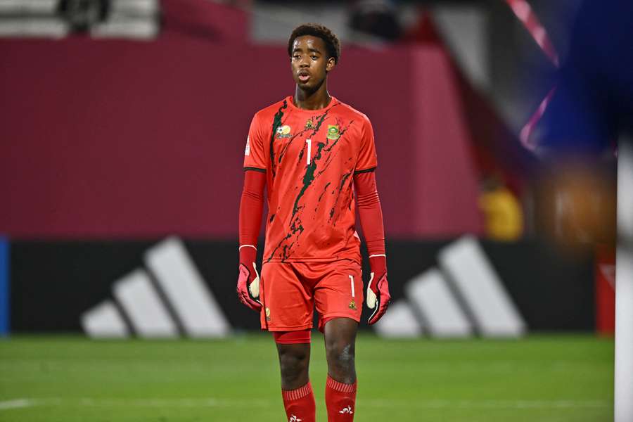South Africa goalkeeper Lwandiso Radebe made several excellent saves