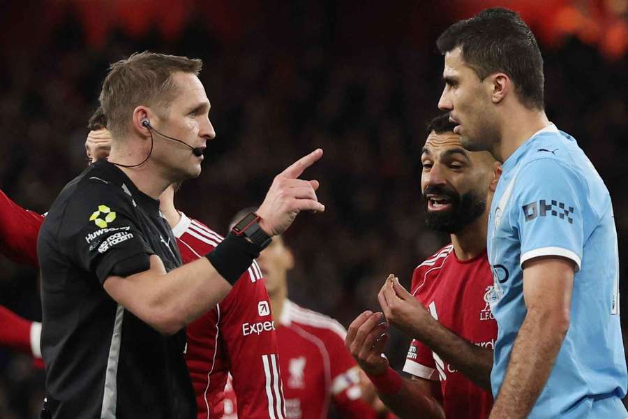 Rodri criticou os árbitros Rodri criticou os árbitros