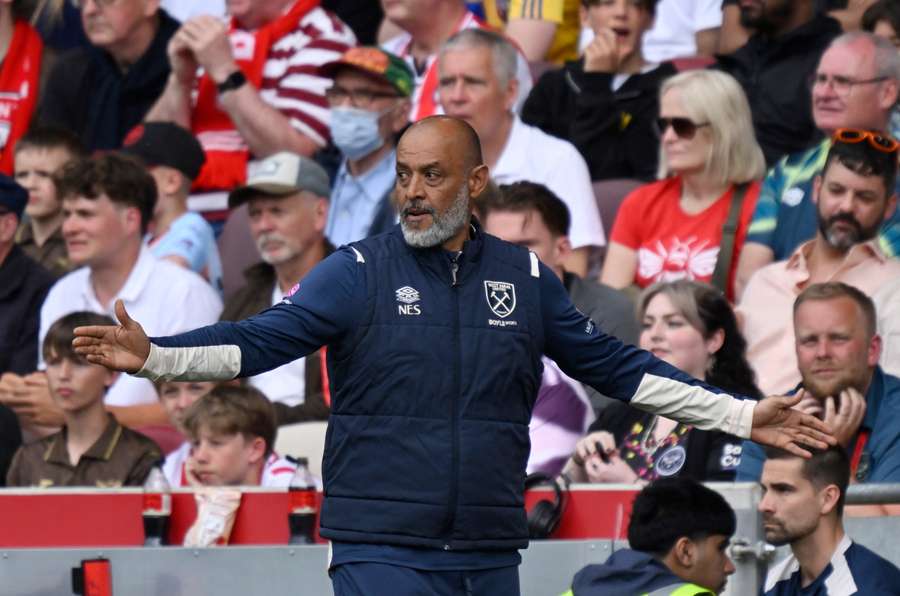 West Ham manager Nuno Espirito Santo