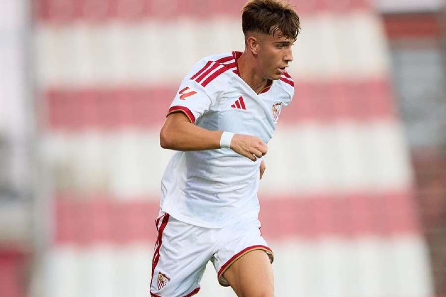 Miguel Sierra, durante el partido ante el Ceuta
