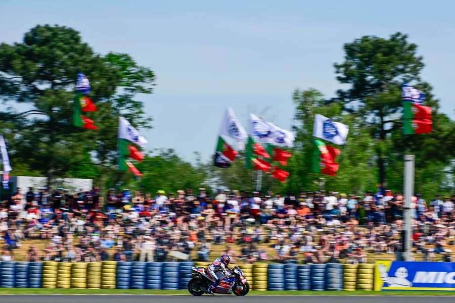 Miguel Oliveira em ação na pista francesa