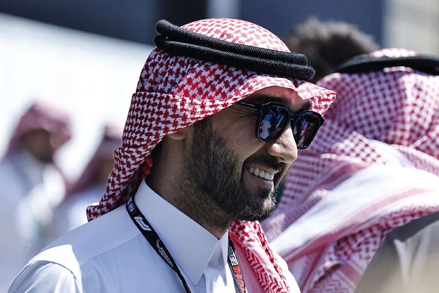 Ministro dos Esportes da Arábia Saudita, príncipe Abdul Aziz bin Turki Al-Faisal