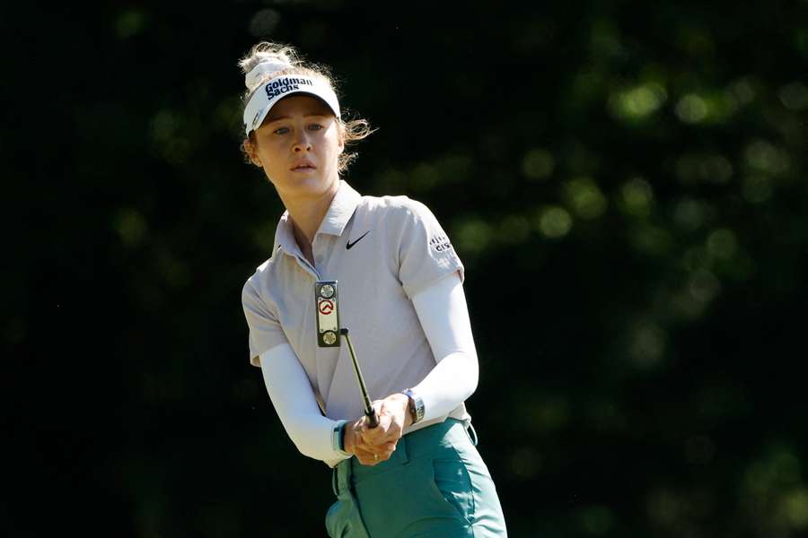 Nelly Korda fired a seven-over 10 at the par-3 12th hole early in her opening round at the US Women's Open