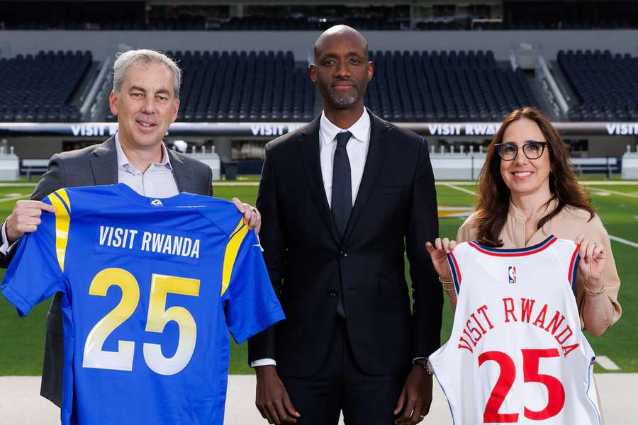 Le Rwanda devient partenaire d'équipes de NBA et de NFL, une première pour un pays africain