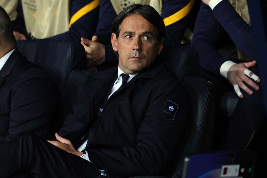 Simone Inzaghi à Barcelone.