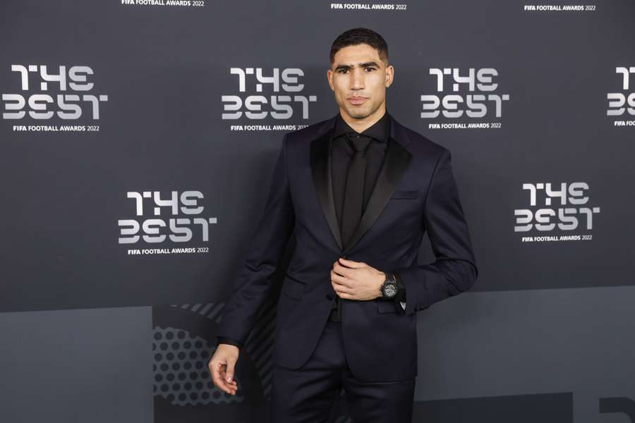 Achraf Hakimi op The Best FIFA Football Awards