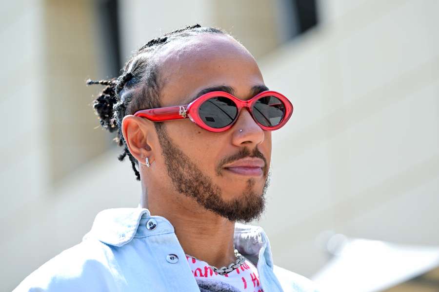 O piloto da Mercedes no GP do Bahrein