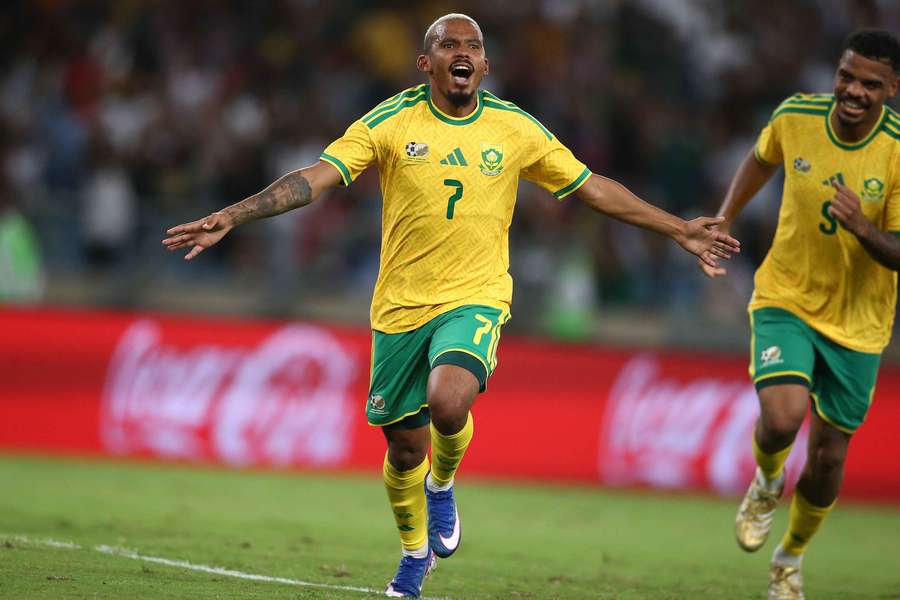 Oswin Appollis scored his eighth goal for Bafana Bafana Oswin Appollis scored his eighth goal for Bafana Bafana