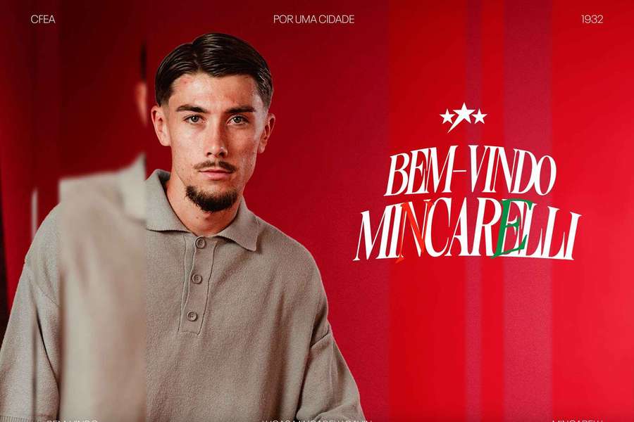 Lucas Mincarelli assinou pelo Estrela da Amadora até 2029 Lucas Mincarelli assinou pelo Estrela da Amadora até 2029