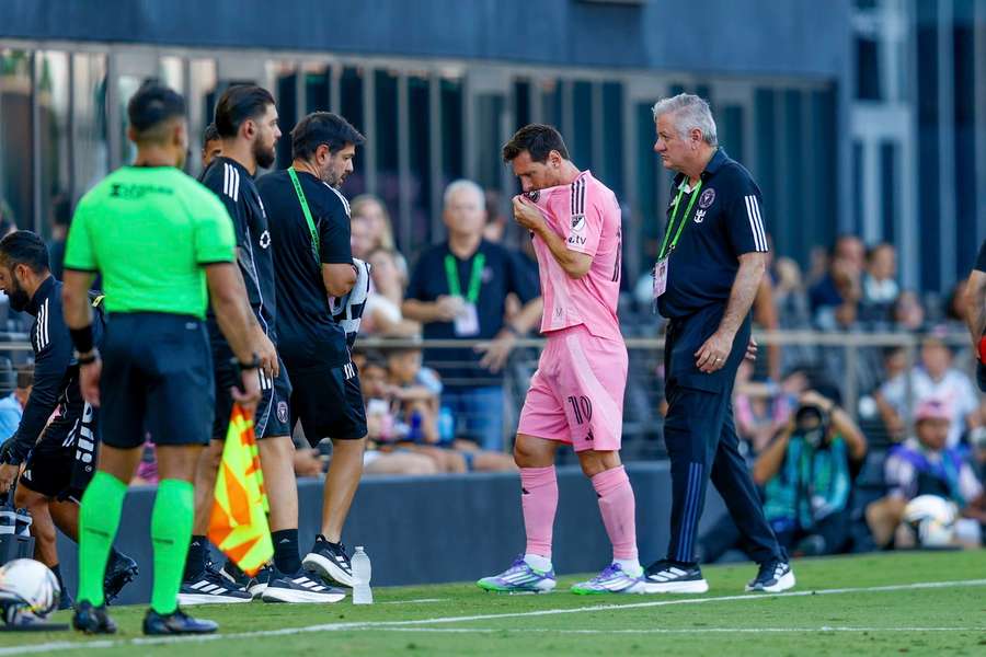 Messi musste gegen Necaxa ausgewechselt werden