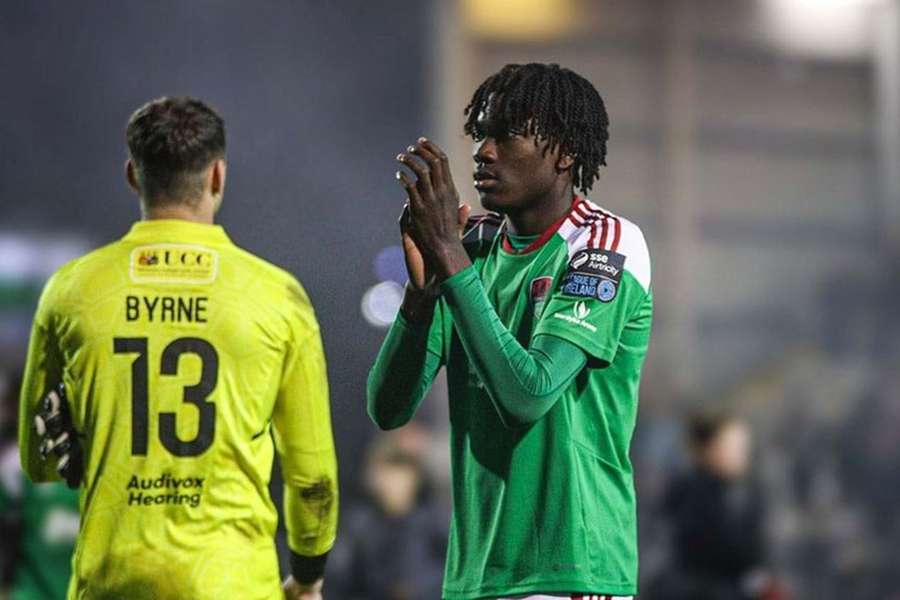 Jaden Umeh fez 14 jogos pela equipa principal do Cork City