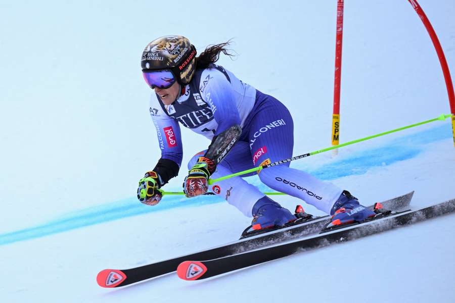 Federica Brignone in Aktion.