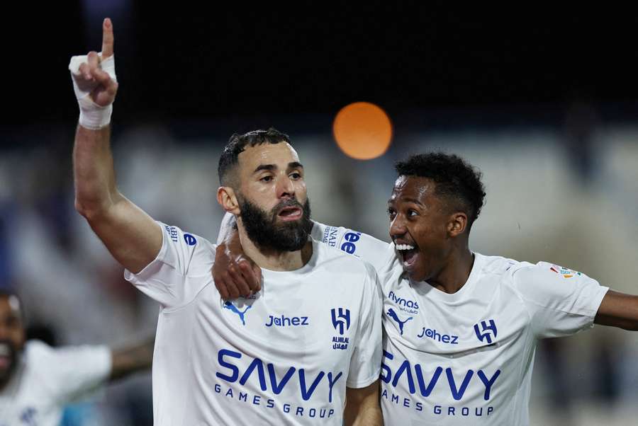 Benzema já festejou pelo Al Hilal