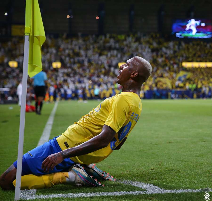 É a terceira temporada de Anderson Talisca no Al-Nassr