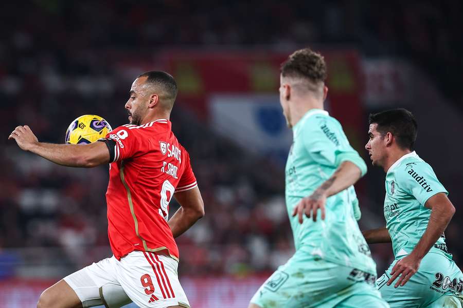 Benfica venceu SC Braga com golo e assistência de Arthur Cabral