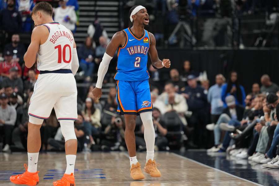 Trwa zwycięska seria Oklahoma City Thunder, rozbili Los Angeles Clippers Trwa zwycięska seria Oklahoma City Thunder, rozbili Los Angeles Clippers