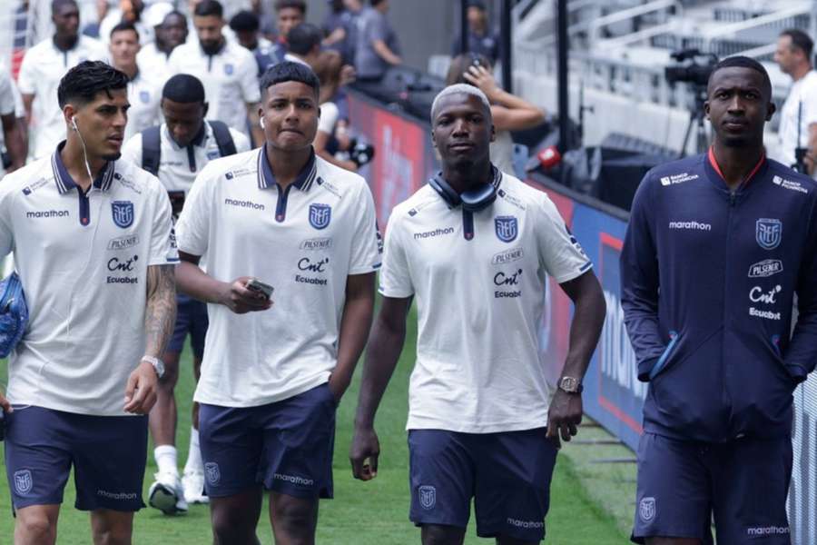Hincapié, Jeremy Arévalo, Caicedo e Pacho em amistoso da contra a Guatemala Hincapié, Jeremy Arévalo, Caicedo e Pacho em amistoso da contra a Guatemala