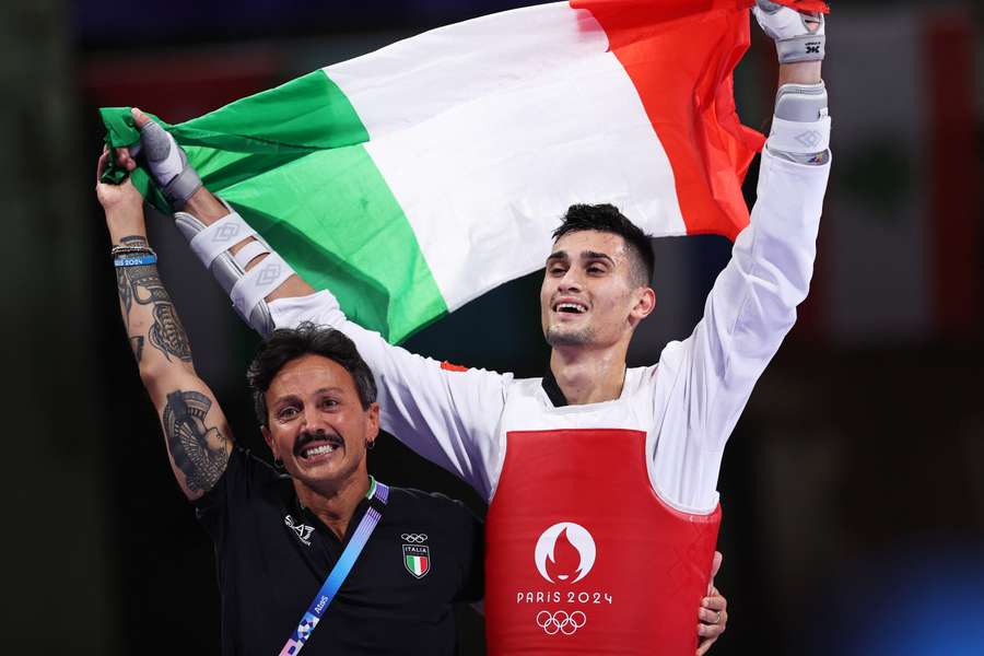 La gioia di Simone Alessio, protagonista di una scalata clamorosa con la conquista del bronzo