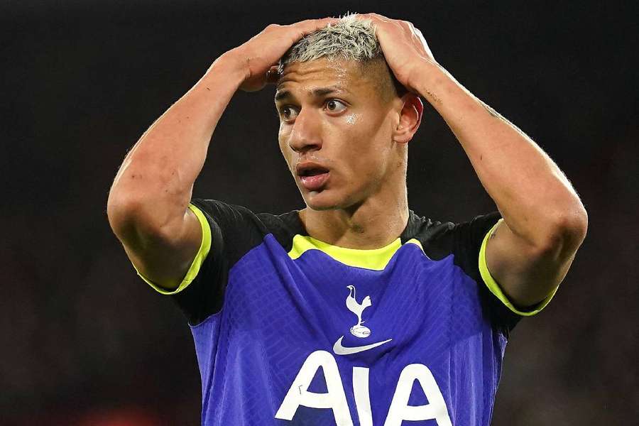 Richarlison vem tendo uma temporada para se esquecer no Tottenham