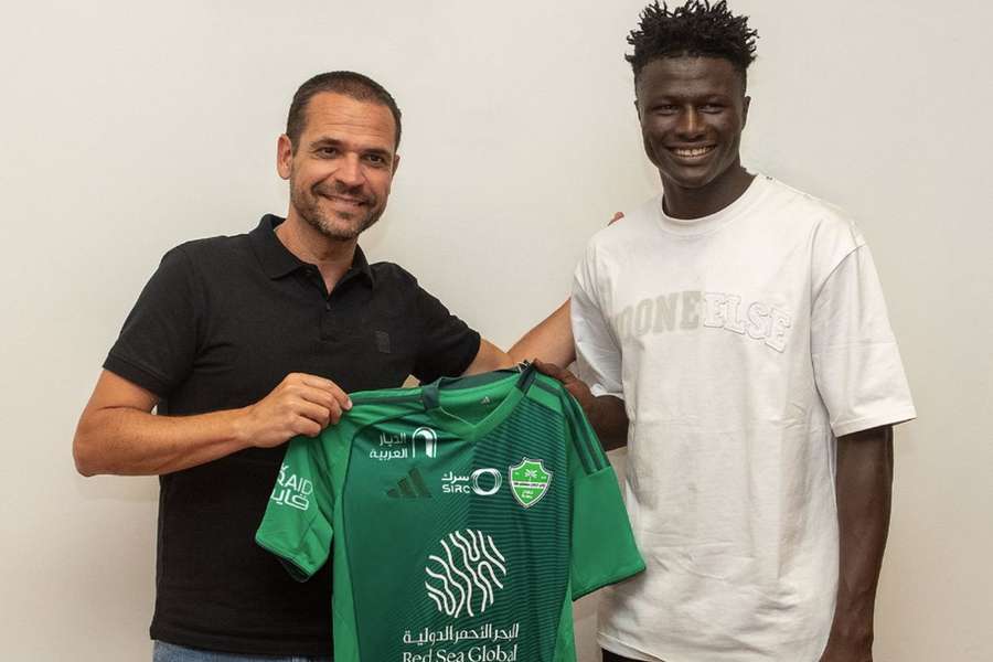 Rui Pedro Braz com Abubacarr Sedi Kinteh Rui Pedro Braz com Abubacarr Sedi Kinteh