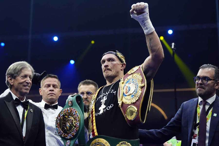 Usyk is WBO, WBC and WBA heavyweight champion