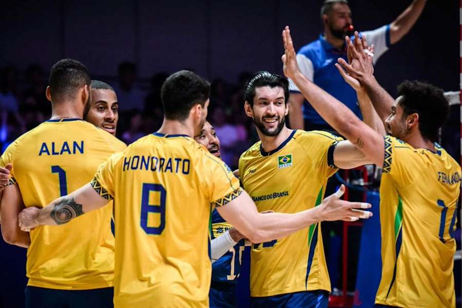 Brasil venceu Eslovênia na disputa do 3º lugar da VNL