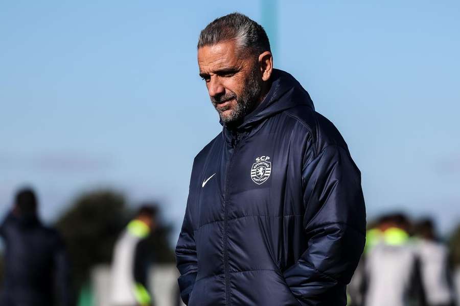 Rui Borges, treinador do Sporting Rui Borges, treinador do Sporting