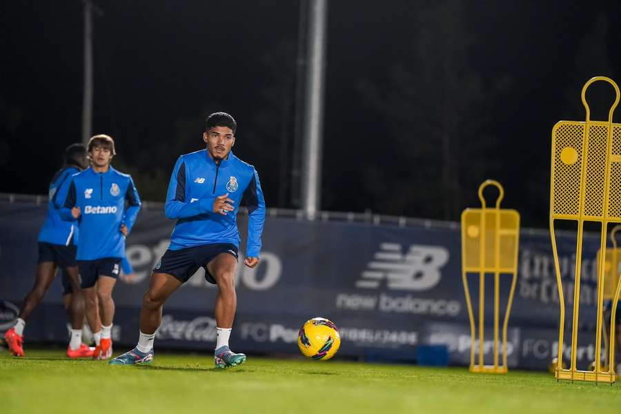 William Gomes no treino do FC Porto