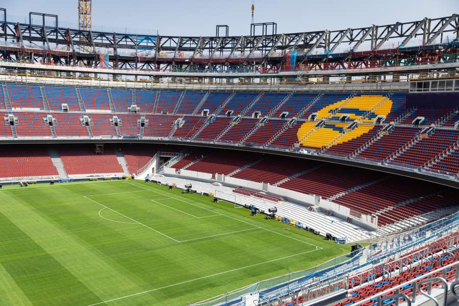 Así está el Camp Nou ahora