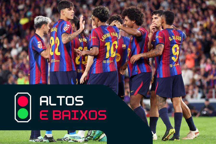 O Barcelona venceu os oito primeiros jogos da temporada O Barcelona venceu os oito primeiros jogos da temporada