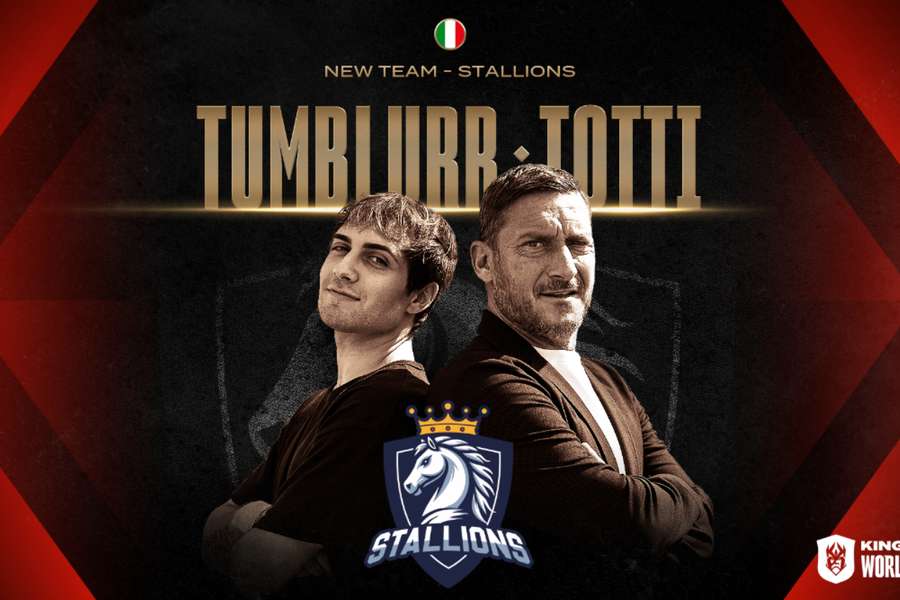 Francesco Totti vao ser o capitão dos Stallions