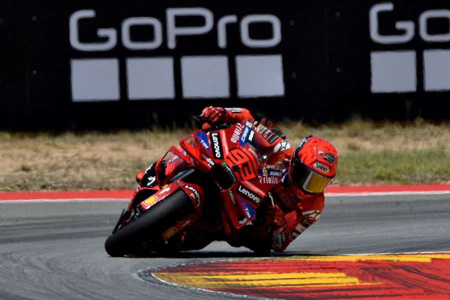 Marc Marquez in action