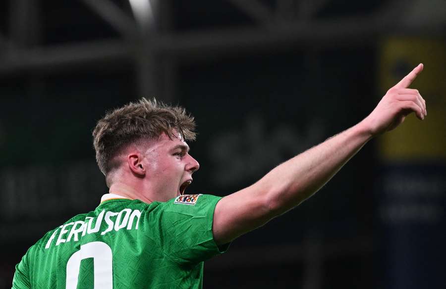 Evan Ferguson durante la UEFA Nations League 2024/25 Evan Ferguson durante la UEFA Nations League 2024/25