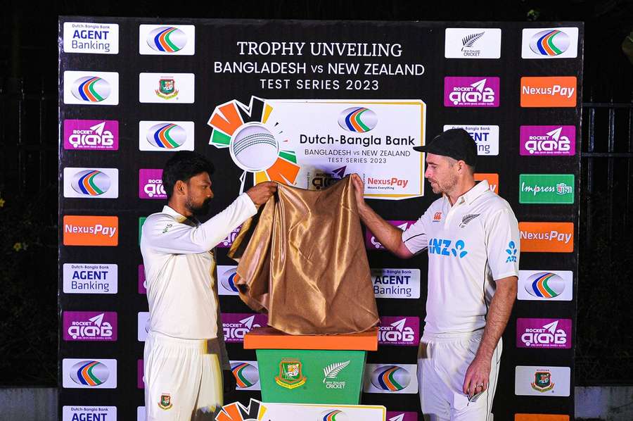 Bangladesh and New Zealand are competing in a two-match test series