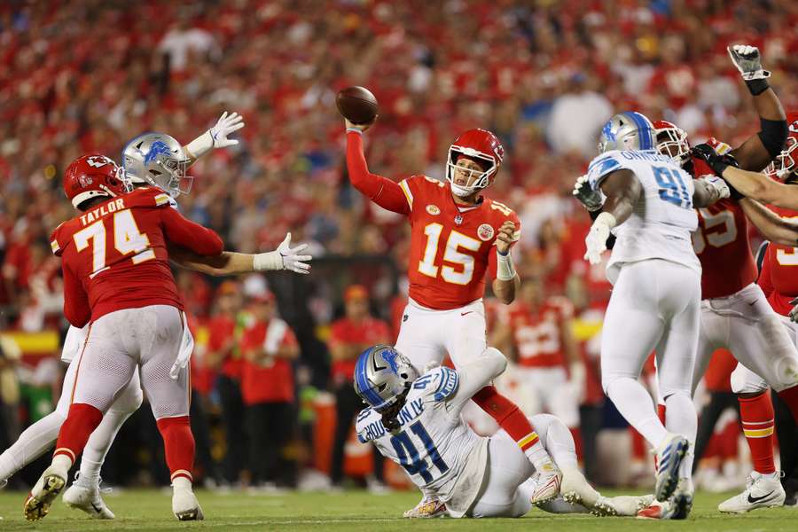 Patrick Mahomes kunne ikke hive sejren i land for Chiefs.