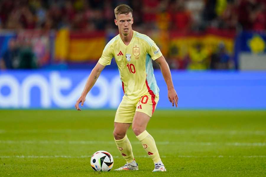 Dani Olmo nutzte seine Chance gegen Albanien.