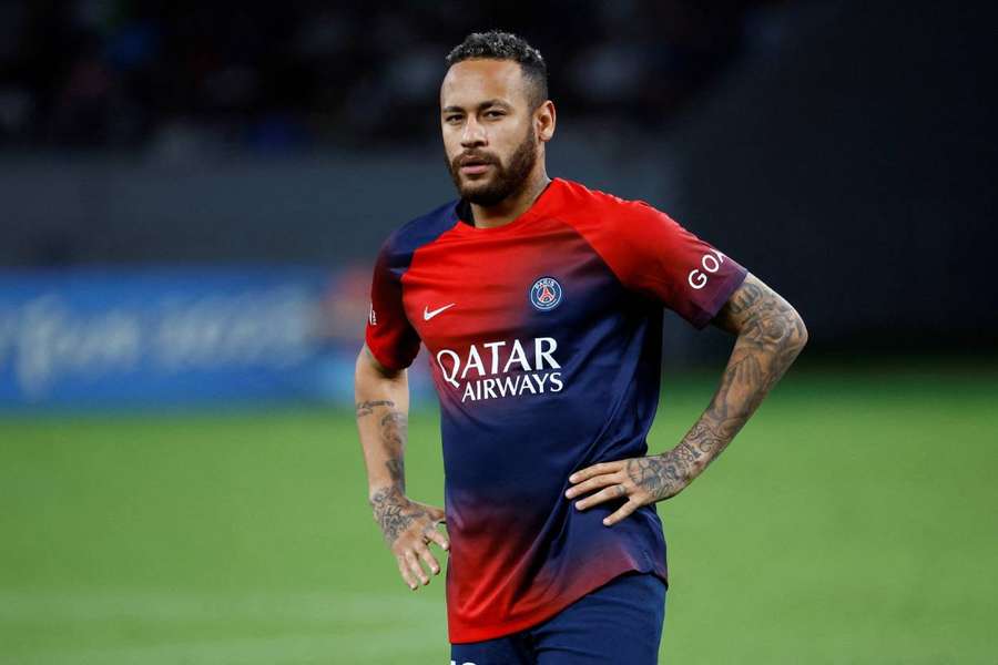 Neymar signed a two-year contract with Al Hilal on Tuesday